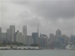 view of Sydney from ferry