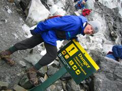 Shannon ready to climb the ice