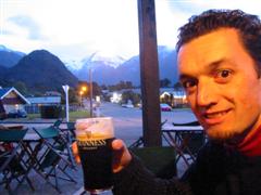 Post glacier hike Guinness!